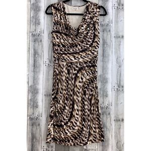 Calvin Klein Jersey Knit Draped Dress